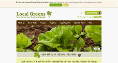 Desktop Screenshot of localgreens.org.uk